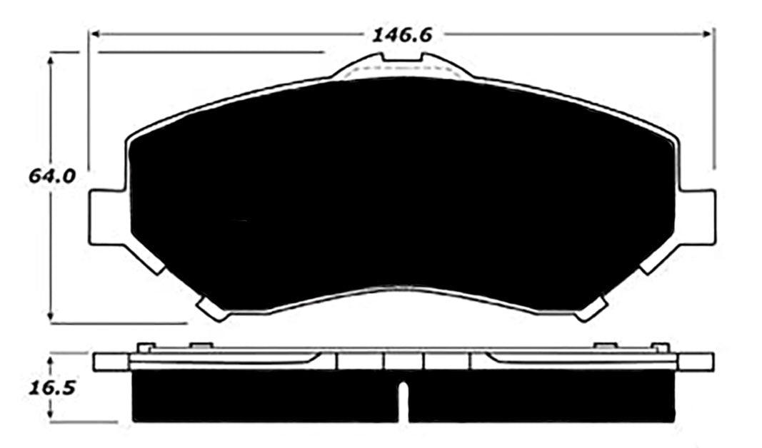 Porterfield Brake Pads for 2007 JEEP WRANGLER