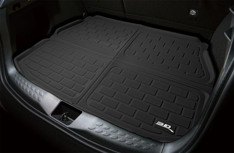 3D MAXpider 18-21 Jeep Wrangler Unlimited JL w/ Sub/Flat Load Floor Kagu Cargo Liner - Black M1JP0231309