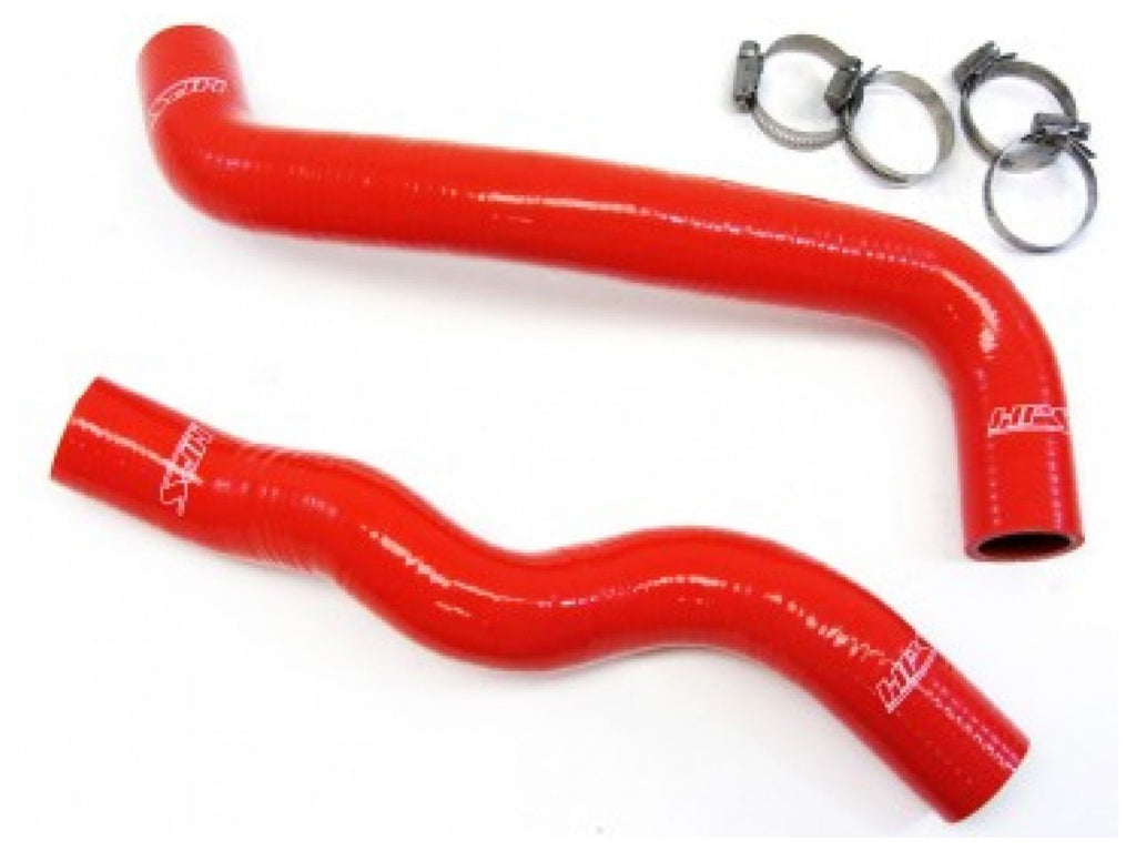 HPS Red Reinforced Silicone Radiator + Heater Hose Kit Jeep 00-01 Wrangler TJ 4.0L Left Hand Drive