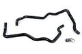 HPS Black Reinforced Silicone Heater Hose Kit Jeep 07-11 Wrangler JK 3.8L V6 Left Hand Drive