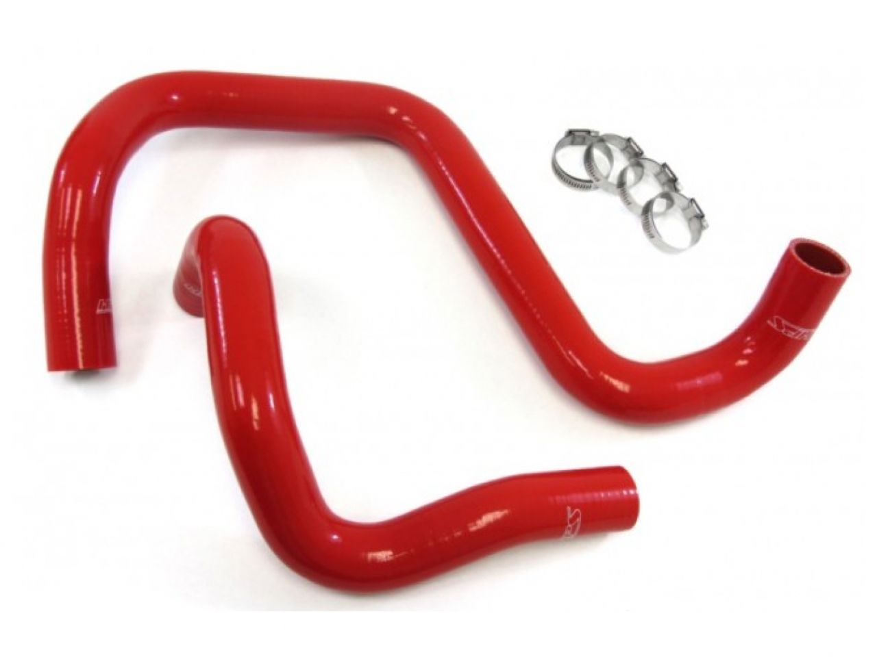 HPS Red Reinforced Silicone Radiator Hose Kit Coolant Jeep 12-17 Wrangler JK & Unlimited 3.6L V6