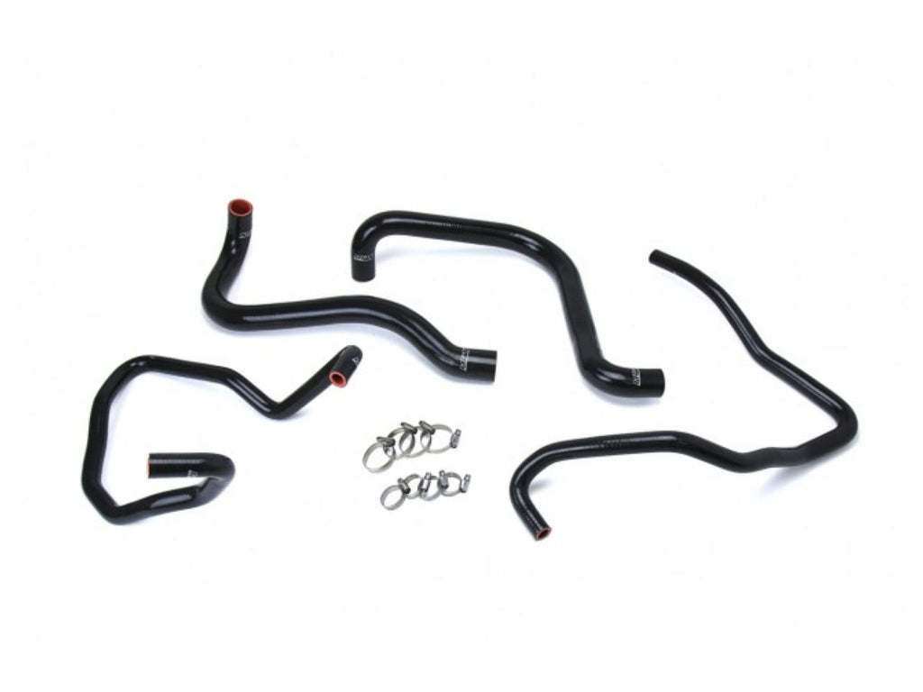 HPS Black Reinforced Silicone Radiator + Heater Hose Kit Jeep 03-06 Wrangler TJ SE 2.4L 4Cyl Left Hand Drive