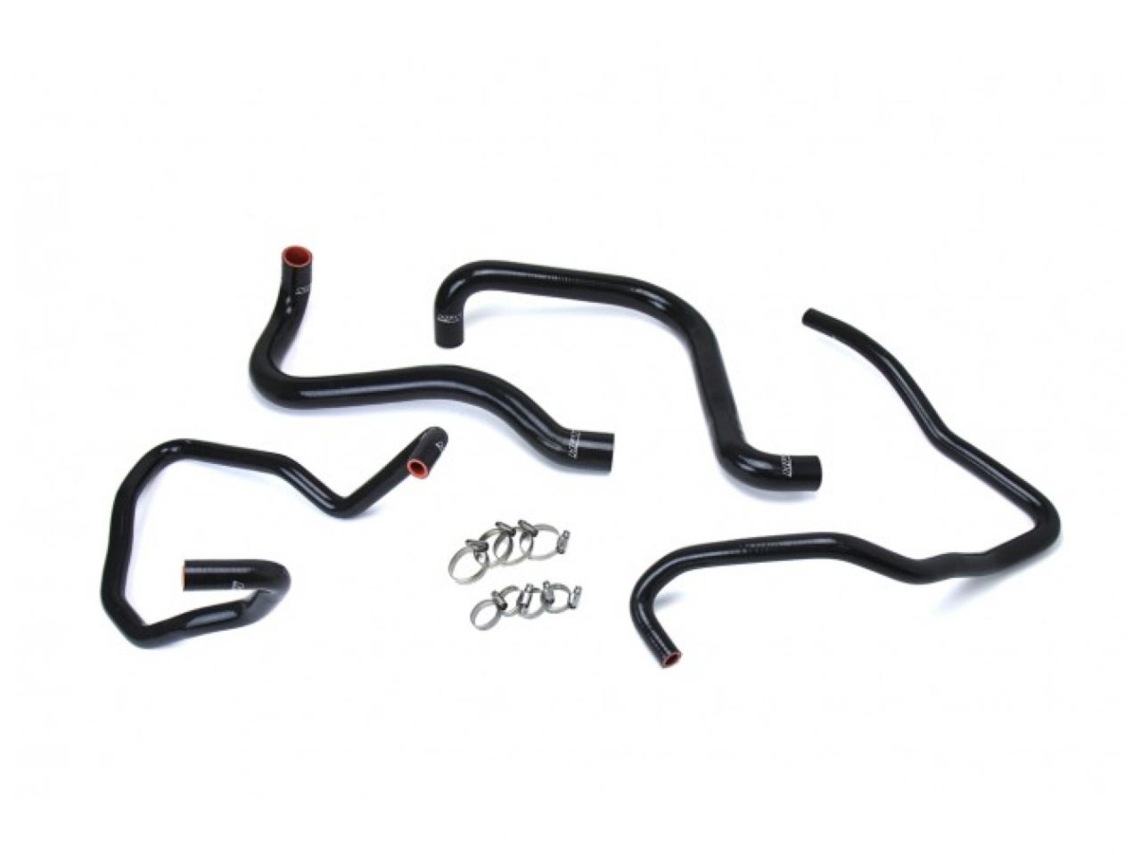 HPS Black Reinforced Silicone Radiator + Heater Hose Kit Jeep 03-06 Wrangler TJ SE 2.4L 4Cyl Left Hand Drive