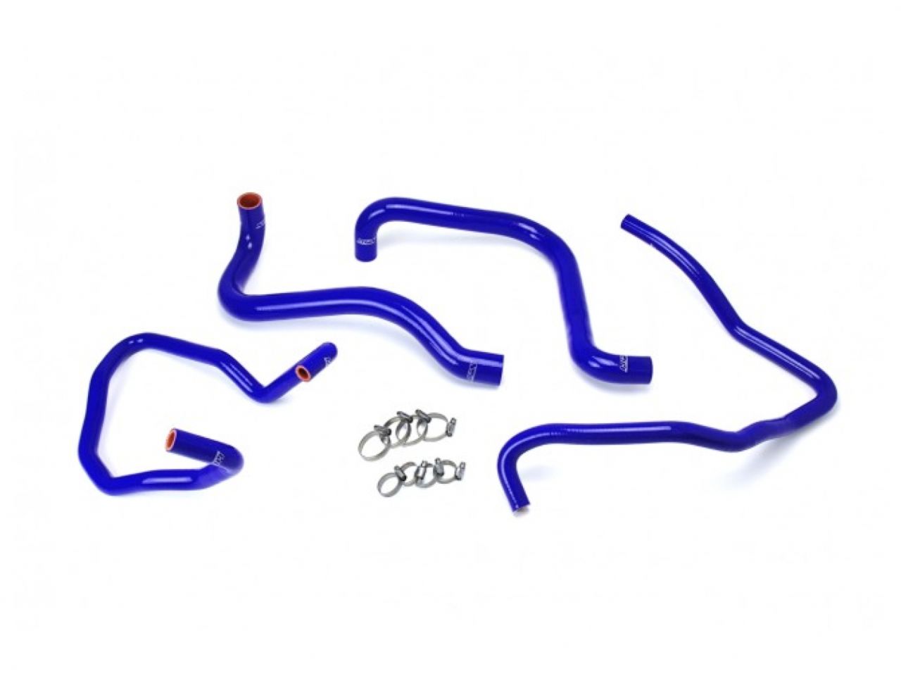 HPS Blue Reinforced Silicone Radiator + Heater Hose Kit Jeep 03-06 Wrangler TJ SE 2.4L 4Cyl Left Hand Drive