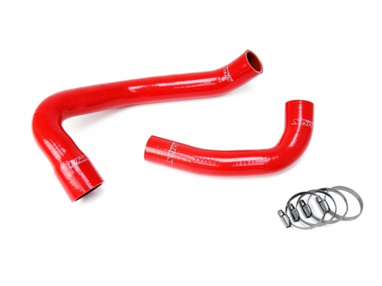 HPS Red Reinforced Silicone Radiator Hose Kit Coolant Jeep 00-06 Wrangler TJ 4.0L