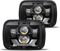 2020-2021 New Osram Chips 180w Dot 500 Brighter Antiglare H6054 5x7 7x6 LED Headlights With Turn Signal Drl Hilow Sealed Beam Compatible Jeep Cherokee Xj Wrangler Yj Ford Chevrolet Gmc Toyota Nissan Etc