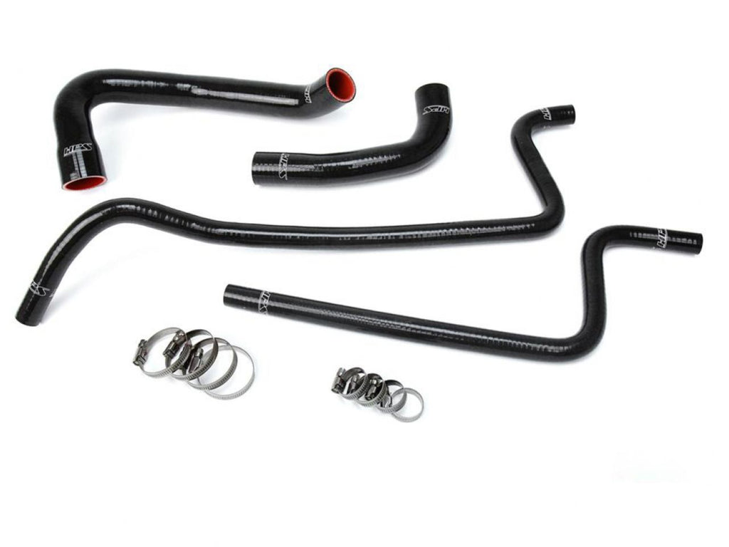 HPS Black Reinforced Silicone Radiator + Heater Hose Kit Jeep 00-01 Wrangler TJ 4.0L Left Hand Drive