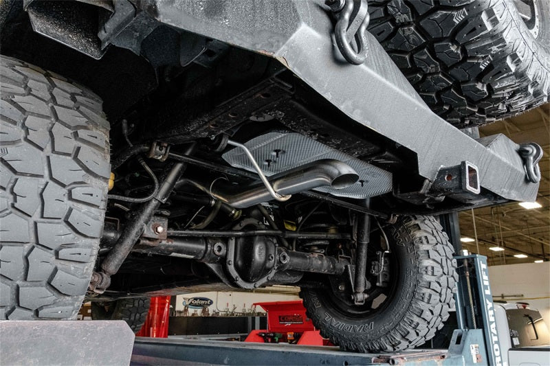 Corsa 12-18 Jeep Wrangler JKU 3.6L Sport 2.75in Cat-Back Exhaust w/ Turn Down Tip 21121