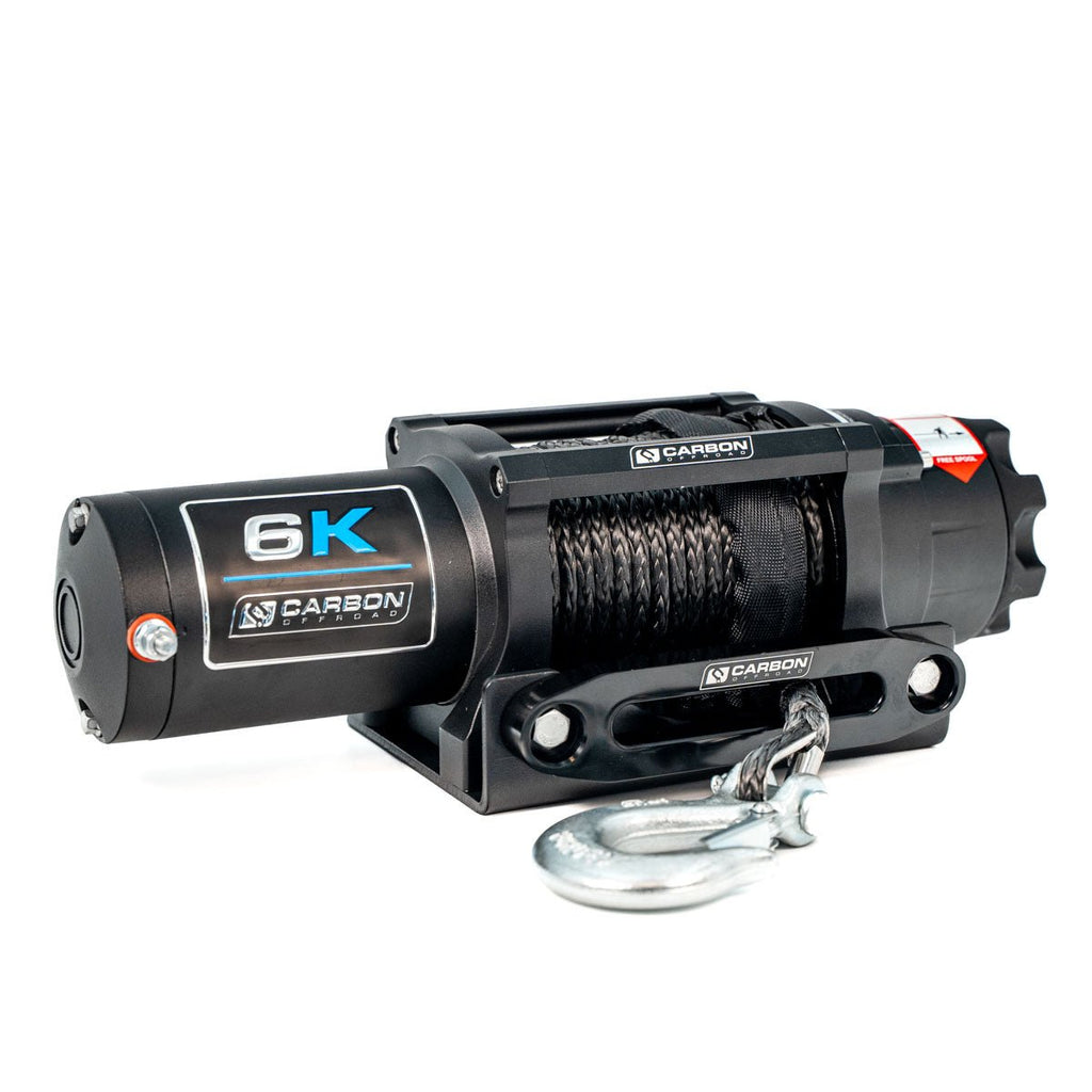 Carbon Offroad 6000lb ATV/Small 4X4 Winch