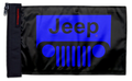 Jeep Grill 12"x18" Forever Wave Flag for Golf Carts