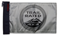 Trail Rated 12"x18" Forever Wave Flag for Golf Carts