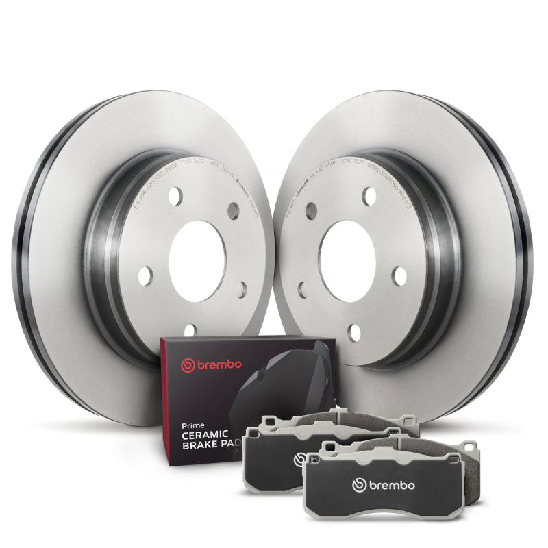 Brembo OE 08-15 Jeep Wrangler/2018 Wrangler JK Front Disc Brake Kit KT00992
