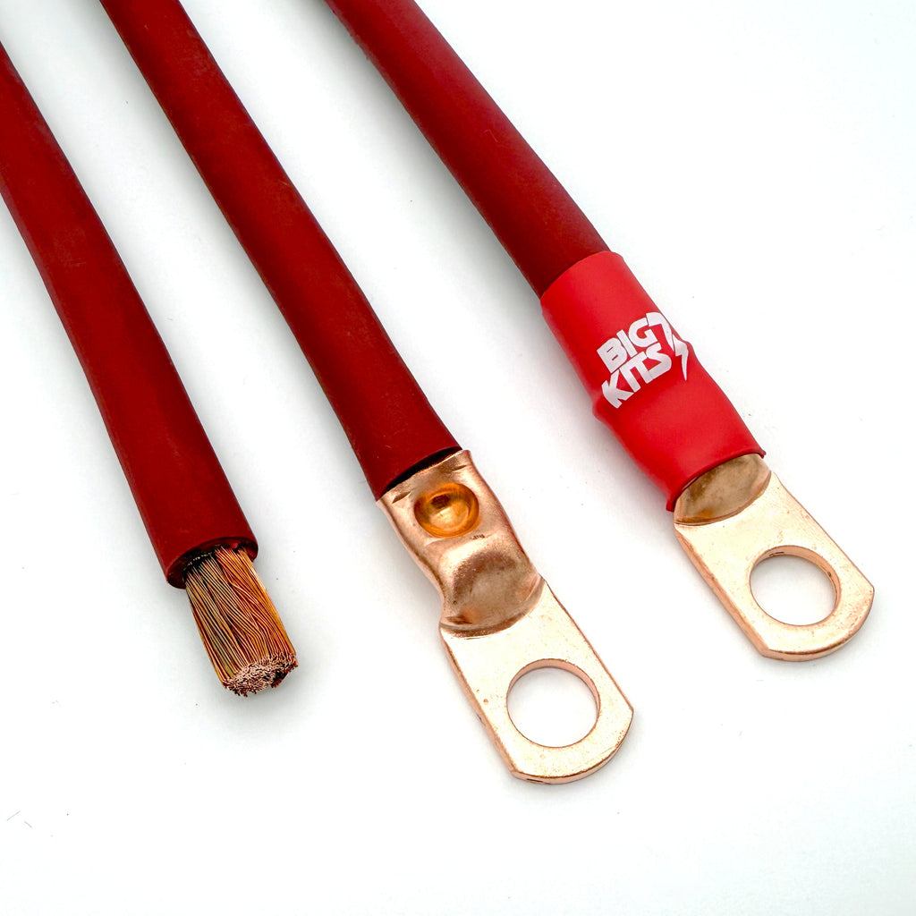 Jeep Wrangler YJ Big 7 Battery Cable Kit (1986-1995)